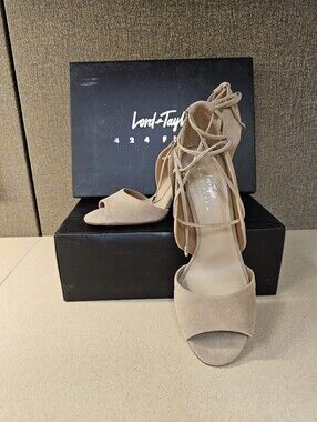 LORD & TAILOR Suede Lace-up Heels